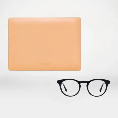 Laptop EMF Protection Case & Blue Light Glasses Bundle