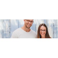 Blue Light Protection Glasses - Harper / Crystal Azure