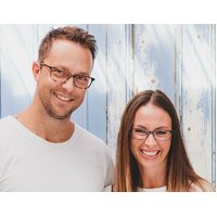 Blue Light Protection Glasses - Harper / Crystal Azure