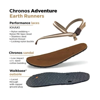 Earth Runners Grounding Sandals (Khaki Adventure)