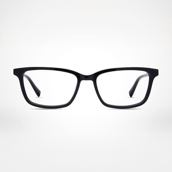 Blue Light Protection Glasses - Wells / Gloss Black