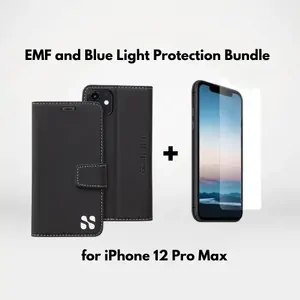 iPhone 12 Pro Max EMF and Blue Light Protection Bundle