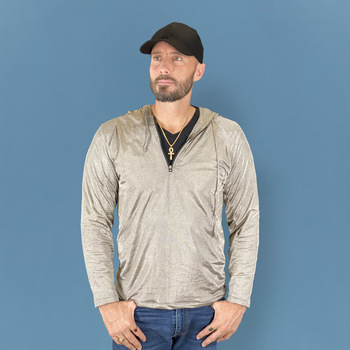 Tolman Health Men's Silver EMF Protection Hoodie (Imperfect)